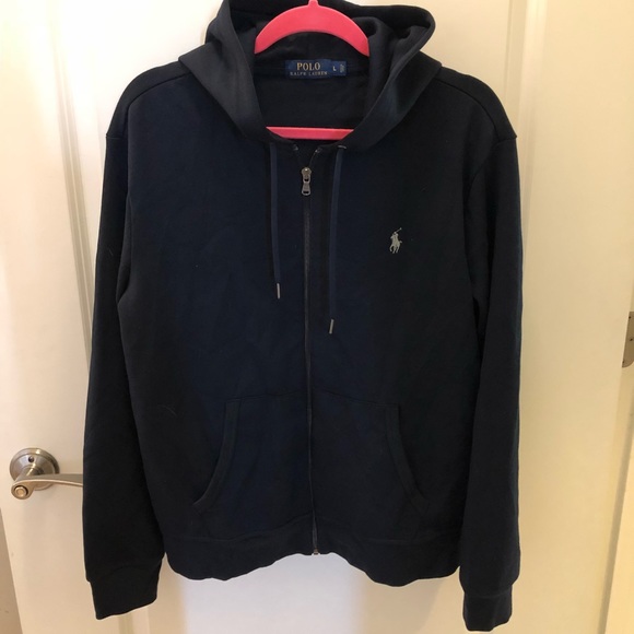 LIKE NEW Polo Full Zip sweater - Picture 1 of 2